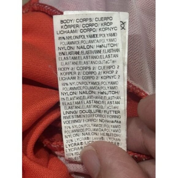 Ralph Lauren Ruffled One-Piece Swimsuit Sz 14 Underwire Suplice Slimming Ruched - Picture 9 of 9